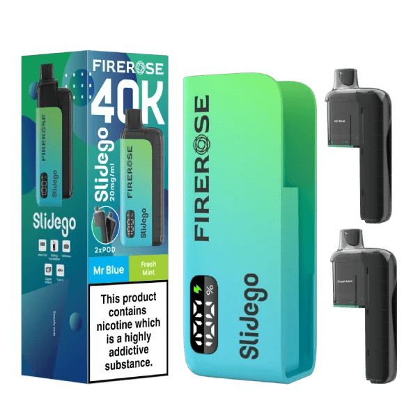 Firerose Slidego 40k Prefilled Pod Kit - Power Vape Shop