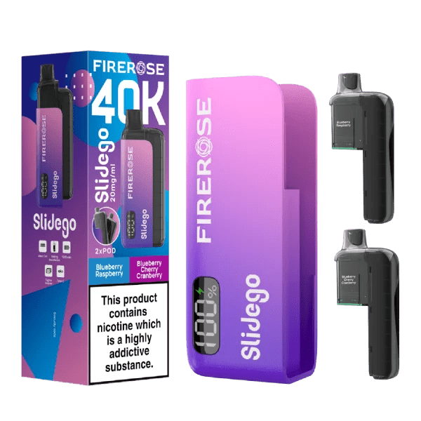 Firerose Slidego 40k Prefilled Pod Kit - Power Vape Shop
