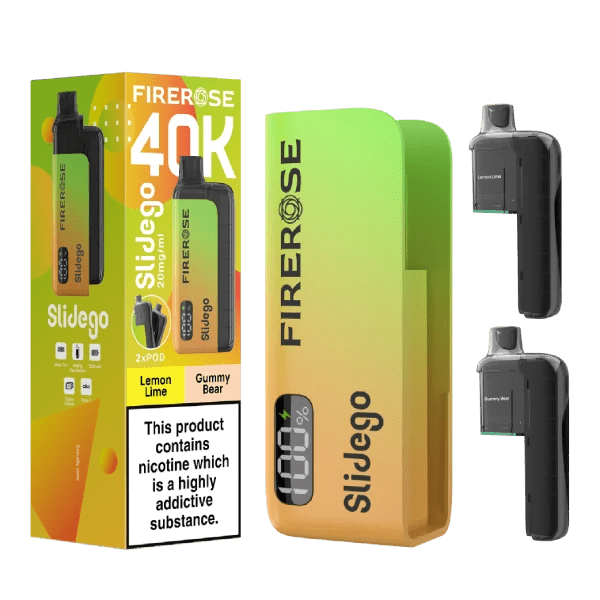 Firerose Slidego 40k Prefilled Pod Kit - Power Vape Shop