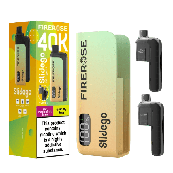 Firerose Slidego 40k Prefilled Pod Kit - Power Vape Shop
