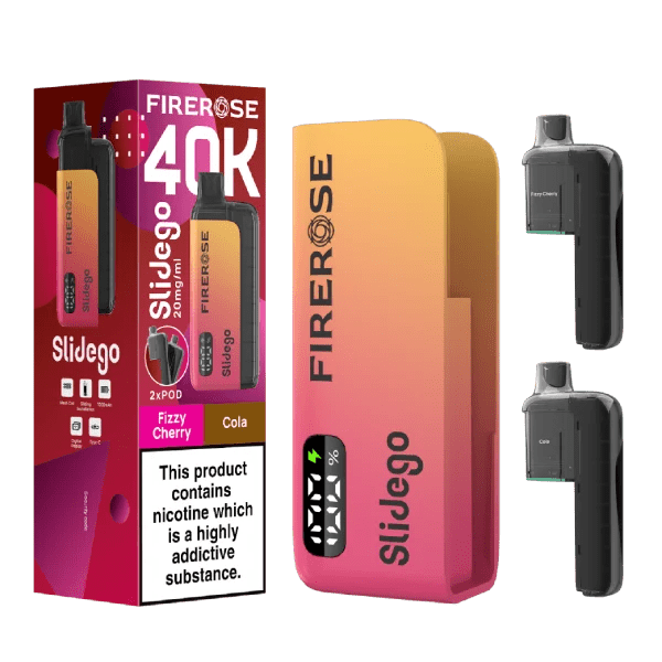 Firerose Slidego 40k Prefilled Pod Kit - Power Vape Shop