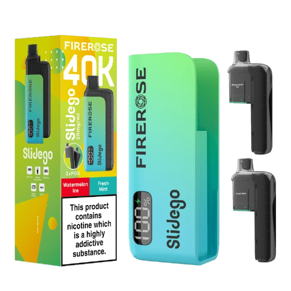 Firerose Slidego 40k Prefilled Pod Kit - Power Vape Shop