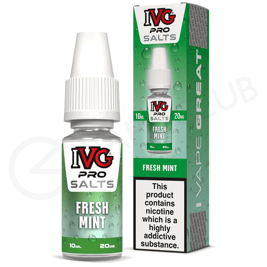 Fresh Mint E-Liquid by IVG Pro Salts - Power Vape Shop