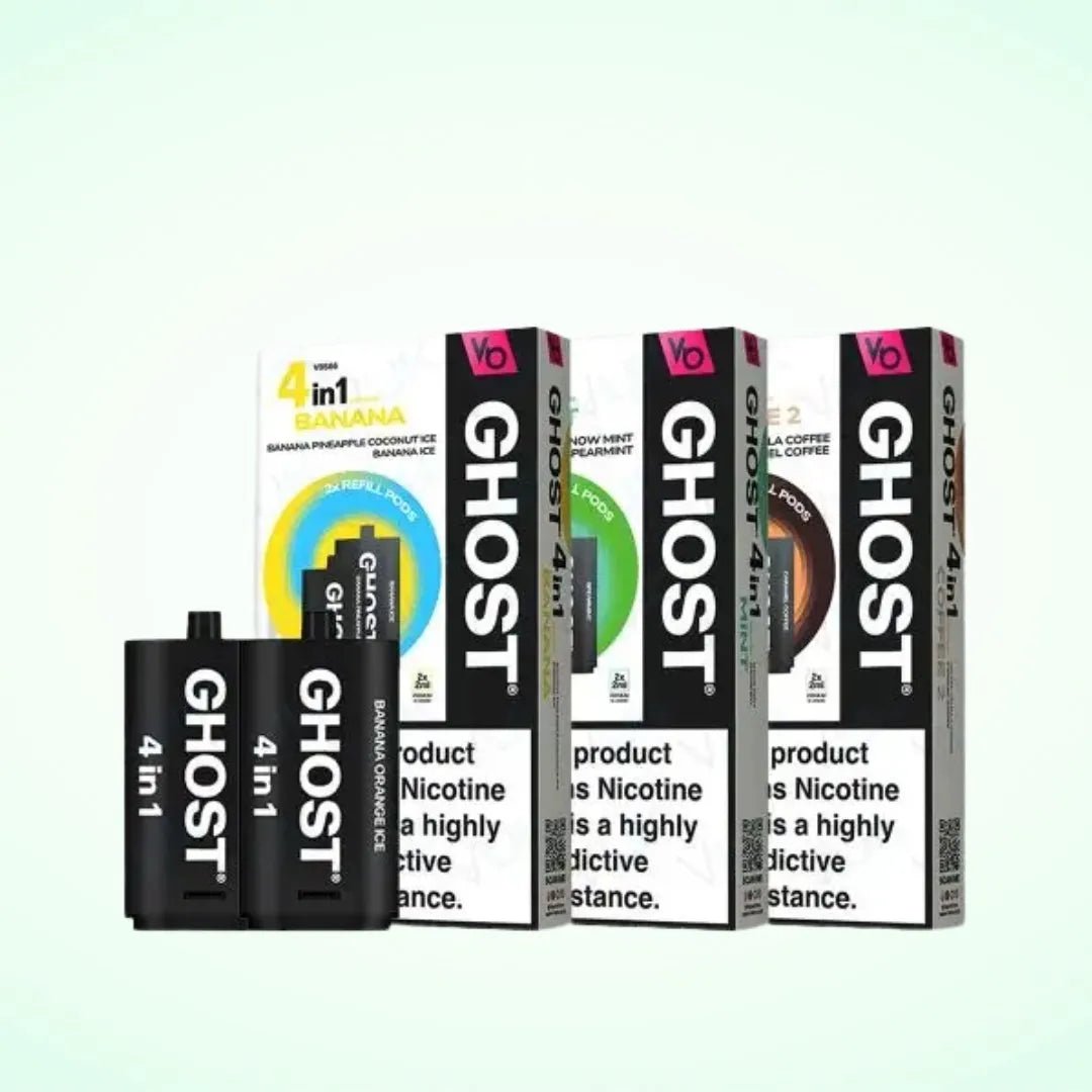 Ghost 4 in 1 Prefilled Pods - Power Vape Shop