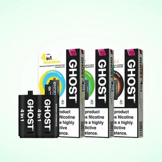 Ghost 4 in 1 Prefilled Pods - Power Vape Shop
