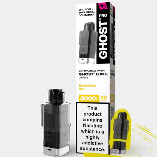Ghost Pro 8000 Replacement Pods - Power Vape Shop