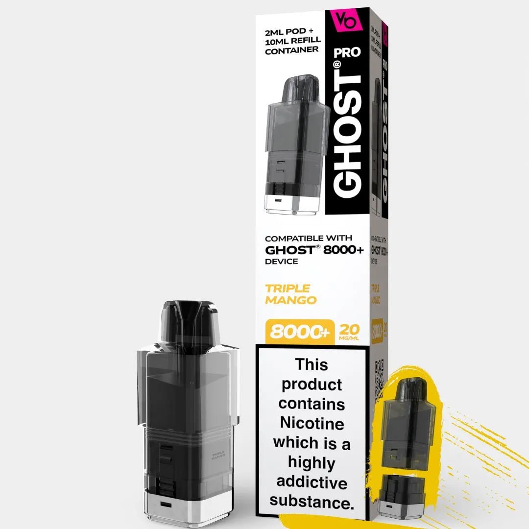 Ghost Pro 8000 Replacement Pods - Power Vape Shop