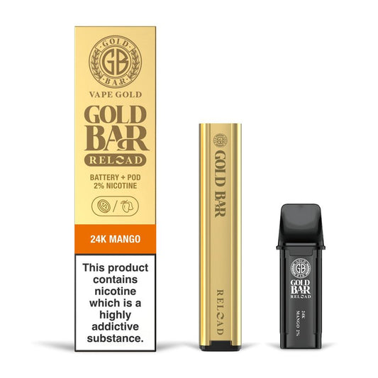 Gold Bar Reloaded Pod System Kit - Power Vape Shop