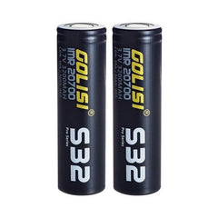 Golisi S32 - 20700 Battery - 3200mAh - Pack of 2 - Power Vape Shop