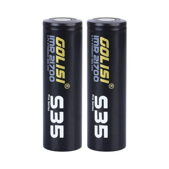 Golisi S35 - 21700 Battery - 3750mAh - Pack Of 2 - Power Vape Shop