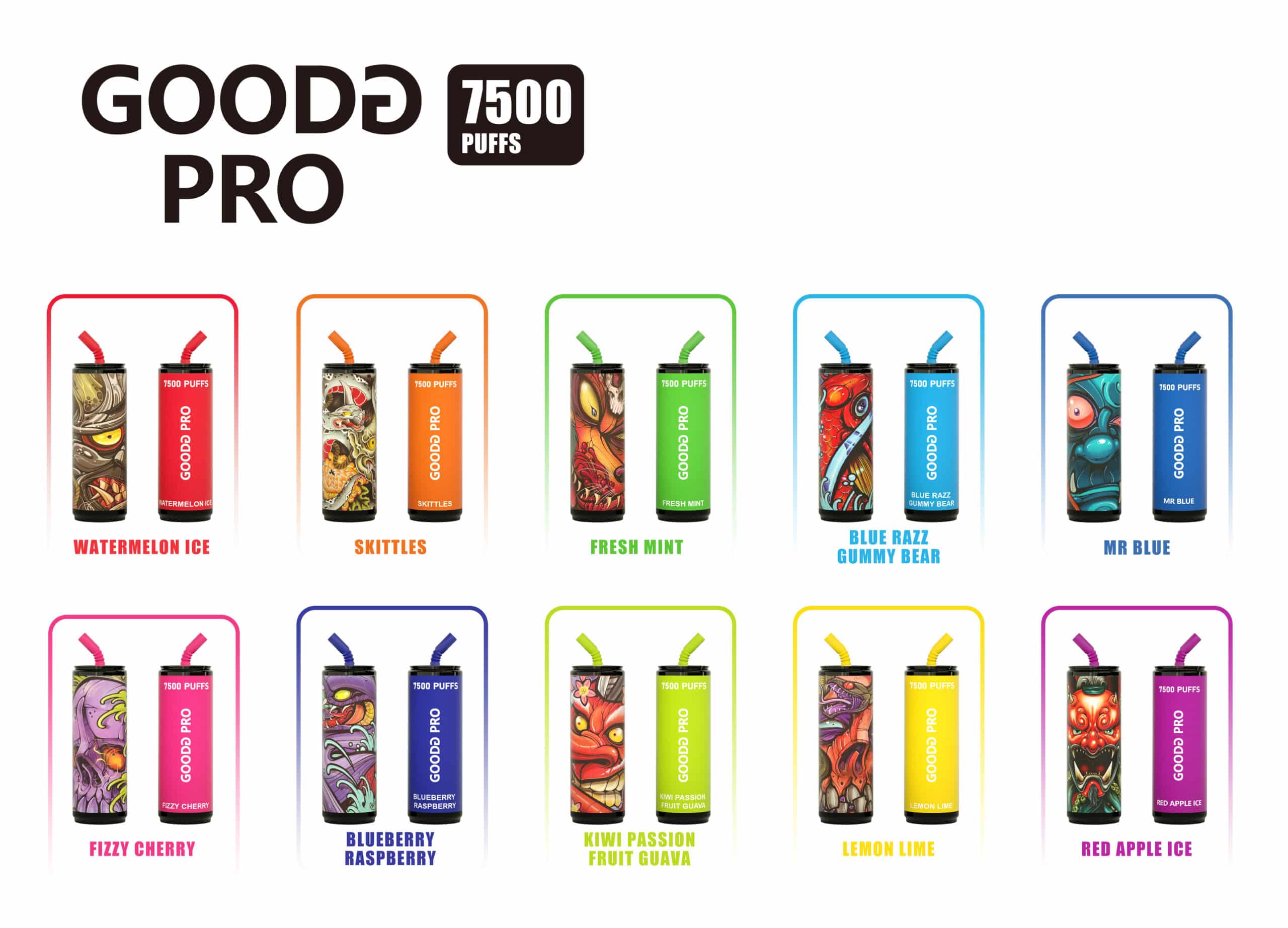 GoodG Pro 7500 Disposable Vape - Power Vape Shop