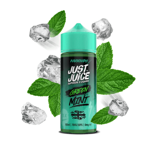 Green Mint Shortfill E - Liquid by Just Juice (100ml) - Power Vape Shop