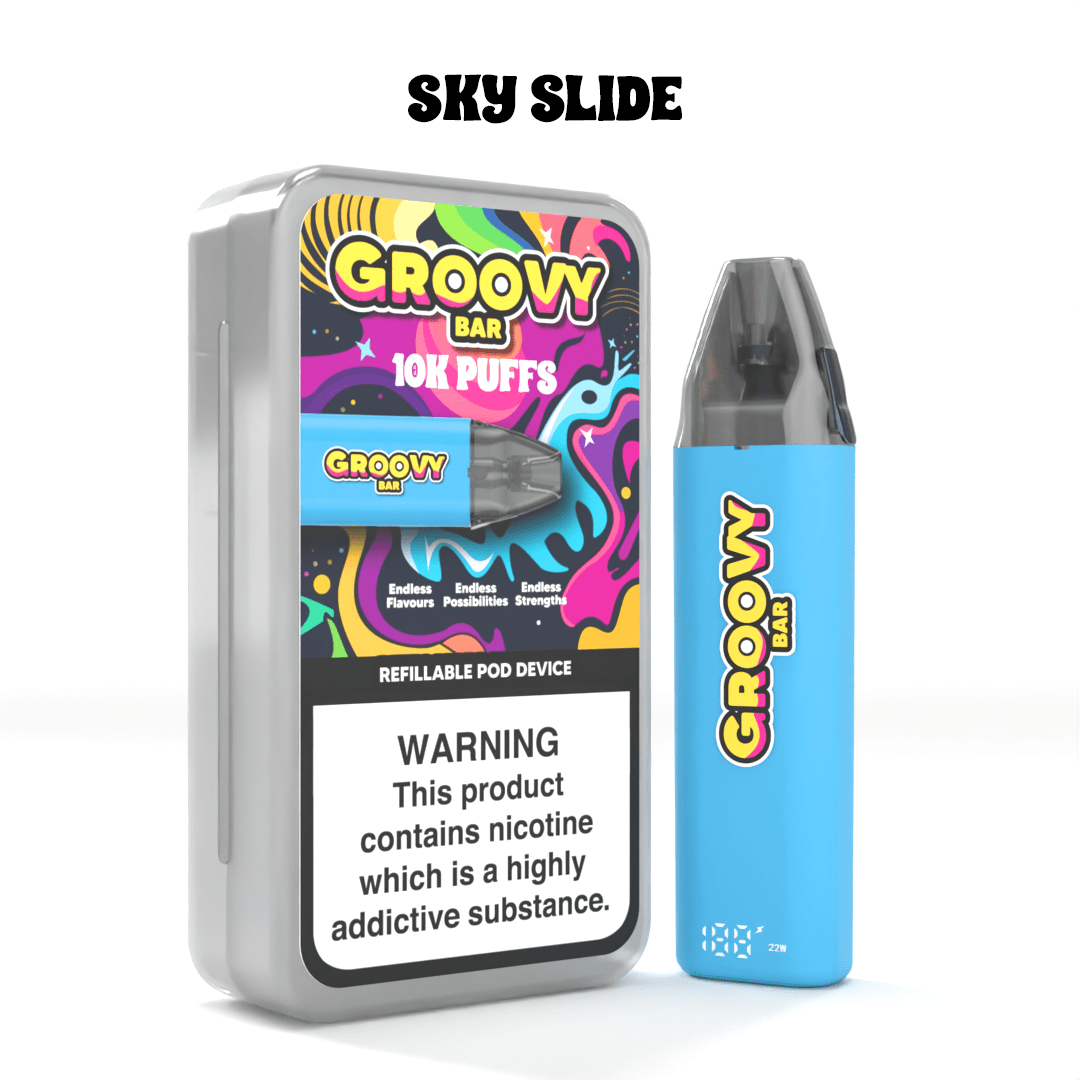 Groovy Bar 10k Refillable Vape Pod Kit - Power Vape Shop