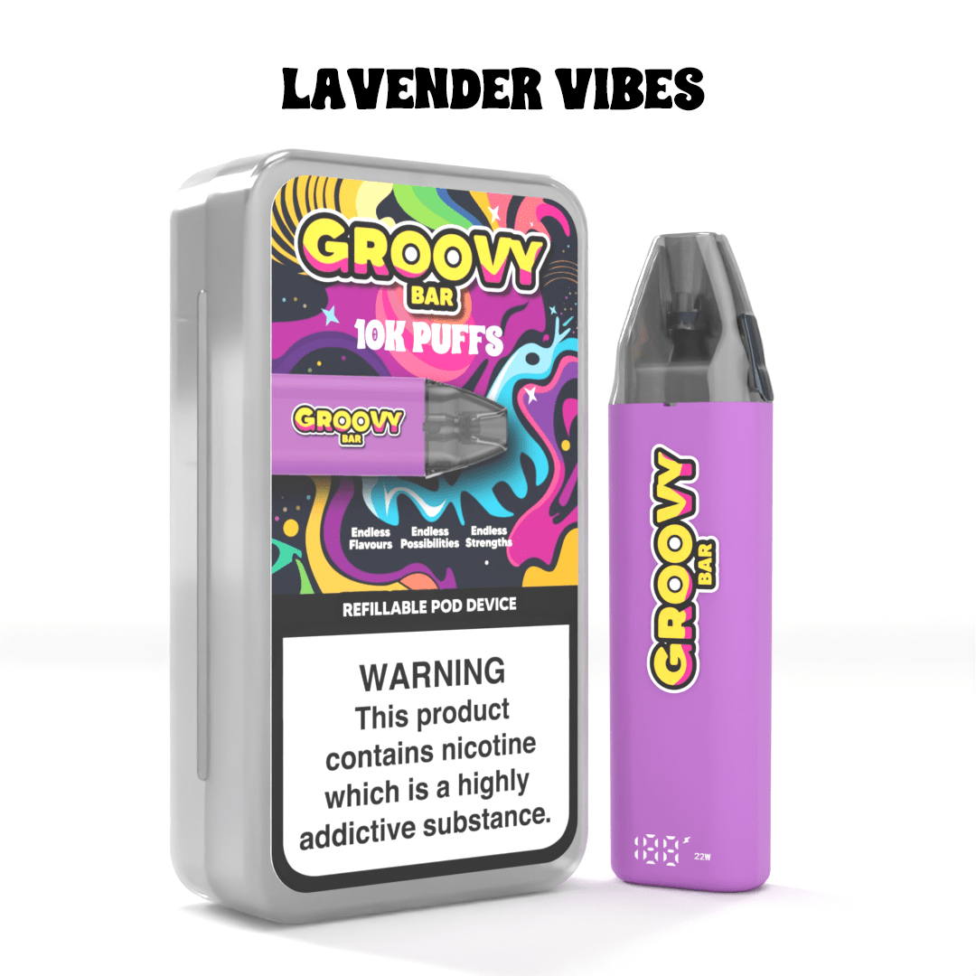 Groovy Bar 10k Refillable Vape Pod Kit - Power Vape Shop