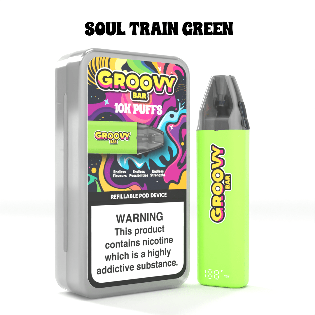 Groovy Bar 10K Refillable Pod Kit| Free Eliquid | 3 for 24 Groovy Bar 10K Refillable Pod Kit| Free Eliquid | 3 for 24