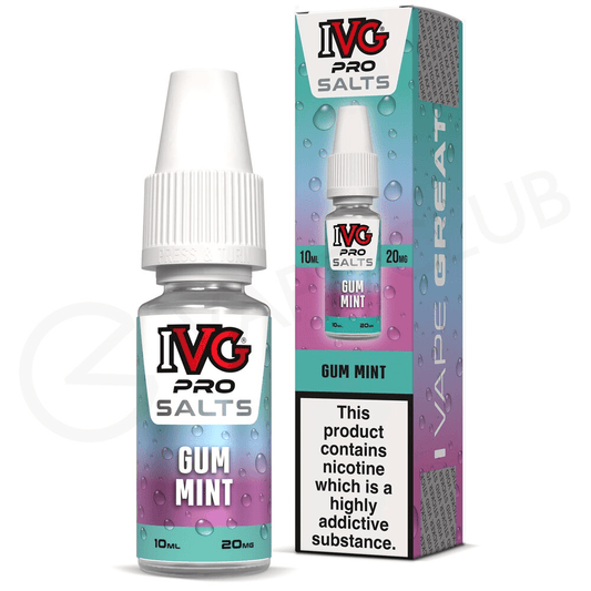 Gum Mint E-Liquid by IVG Pro Salts - Power Vape Shop