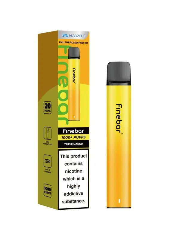 Hayati Finebar 1000 Prefilled Pod Kit - Power Vape Shop