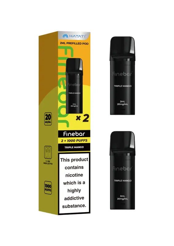 Hayati Finebar 1000 Replacement Pods - Power Vape Shop