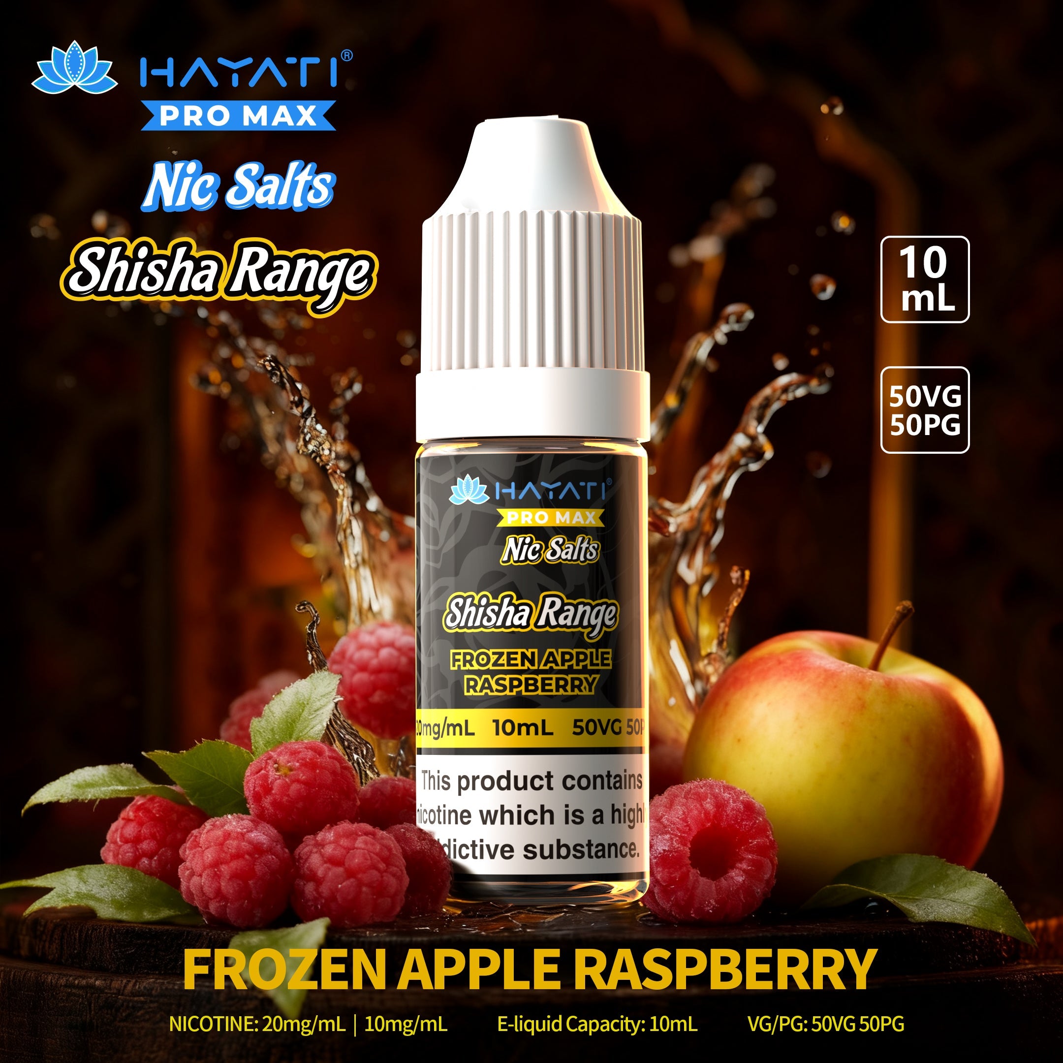 Hayati Pro Max Nic Salts Shisha Range - Power Vape Shop