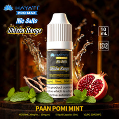 Hayati Pro Max Nic Salts Shisha Range - Power Vape Shop