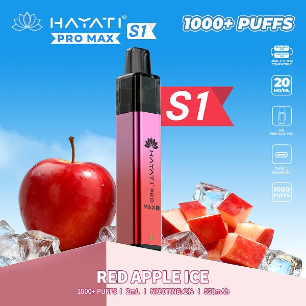 Hayati Pro Max S1 Prefilled Vape Kit - Power Vape Shop
