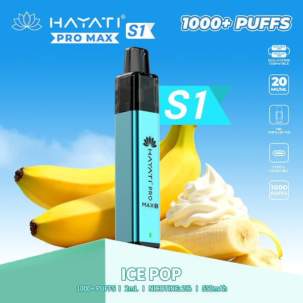 Hayati Pro Max S1 Prefilled Vape Kit - Power Vape Shop