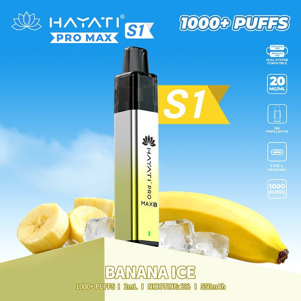 Hayati Pro Max S1 Prefilled Vape Kit - Power Vape Shop