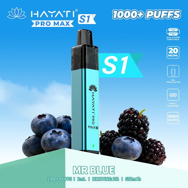 Hayati Pro Max S1 Prefilled Vape Kit - Power Vape Shop