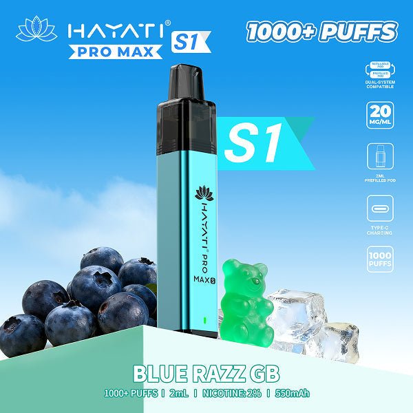 Hayati Pro Max S1 Prefilled Vape Kit - Power Vape Shop