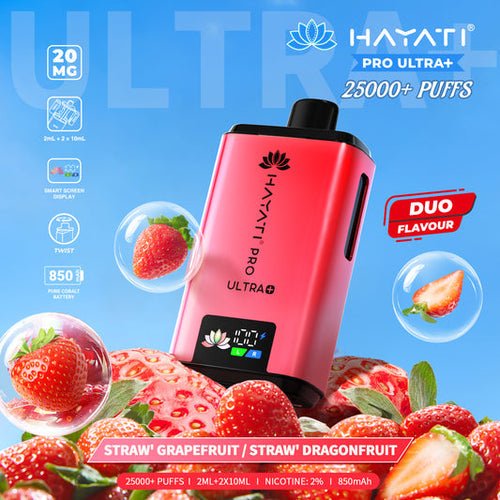 Hayati Pro Ultra Plus 25k Disposable Vape - Power Vape Shop
