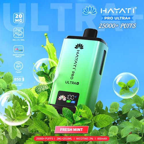 Hayati Pro Ultra Plus 25k Disposable Vape - Power Vape Shop