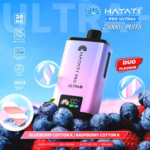 Hayati Pro Ultra Plus 25k Disposable Vape - Power Vape Shop