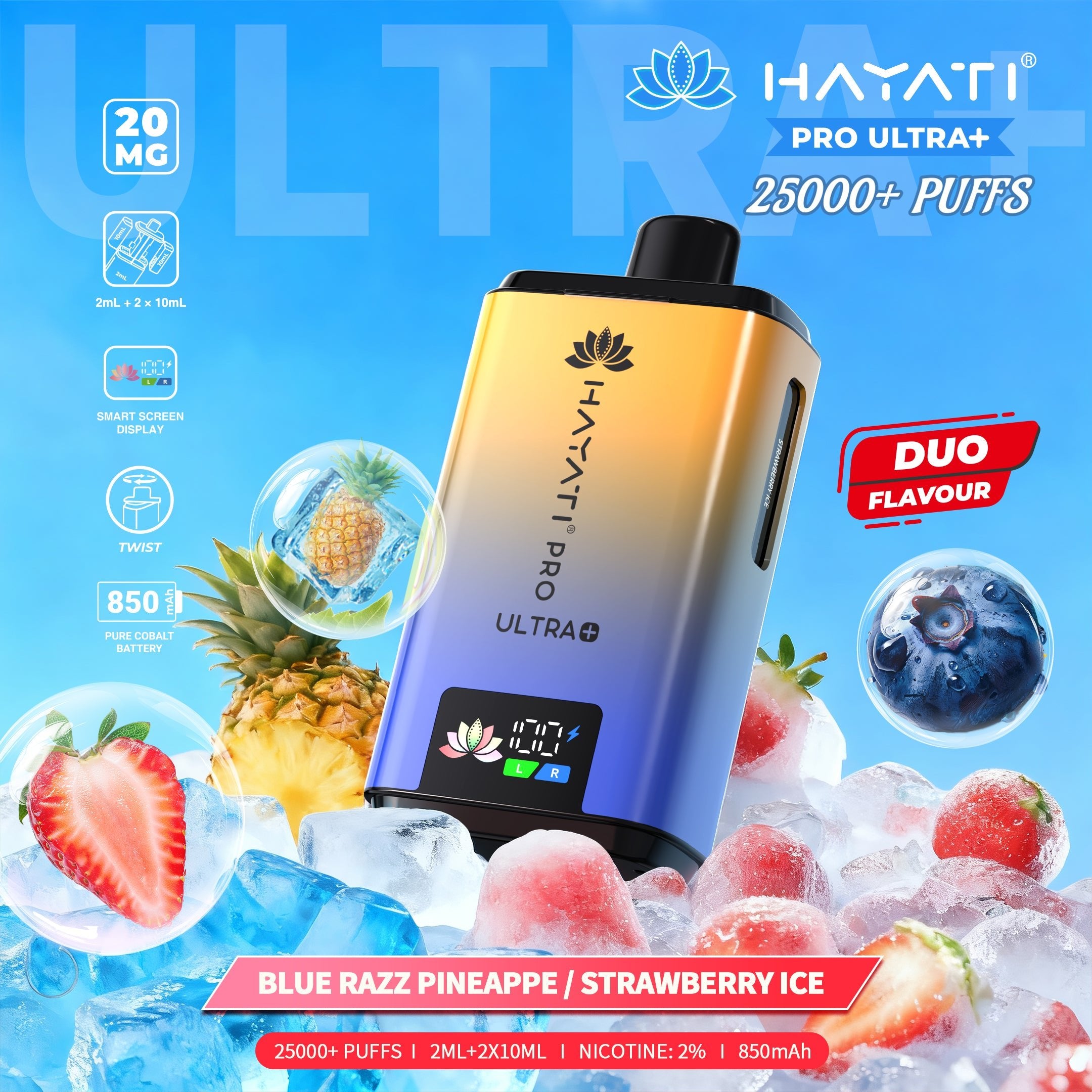 Hayati Pro Ultra Plus 25K Prefilled Pod Vape Kit - Power Vape Shop