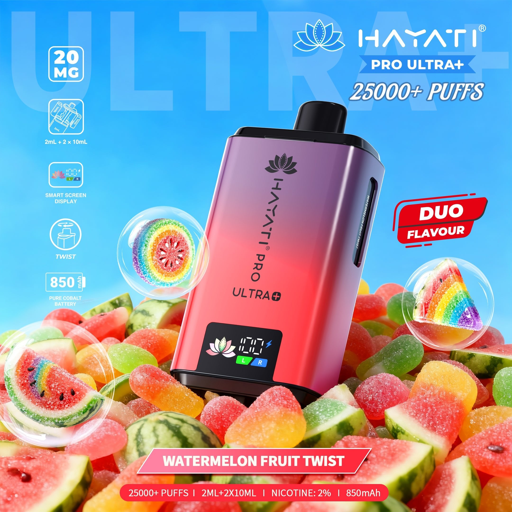 Hayati Pro Ultra Plus 25K Prefilled Pod Vape Kit - Power Vape Shop