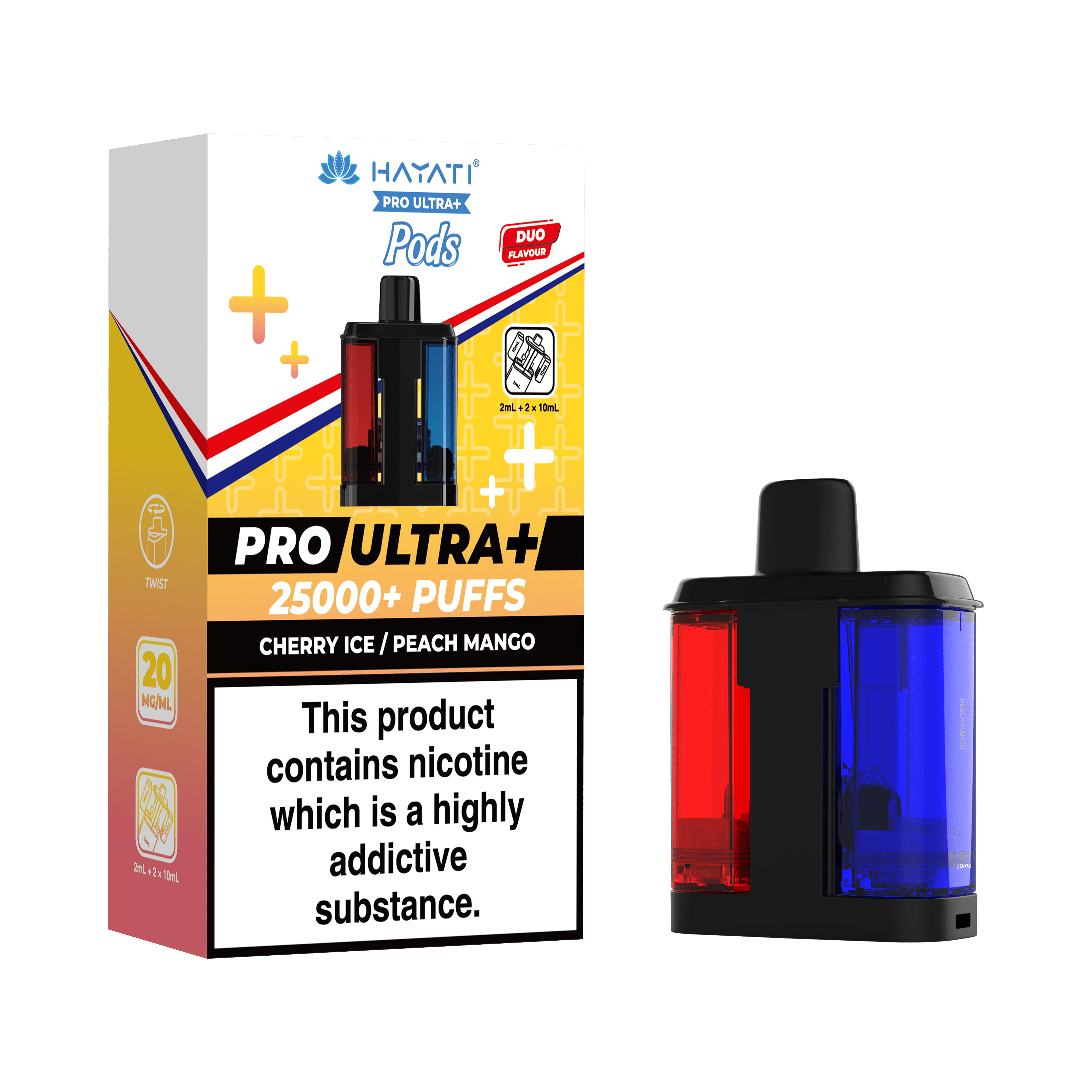 Hayati Pro Ultra Plus 25k Replacement Pods Pack of 5 - Power Vape Shop