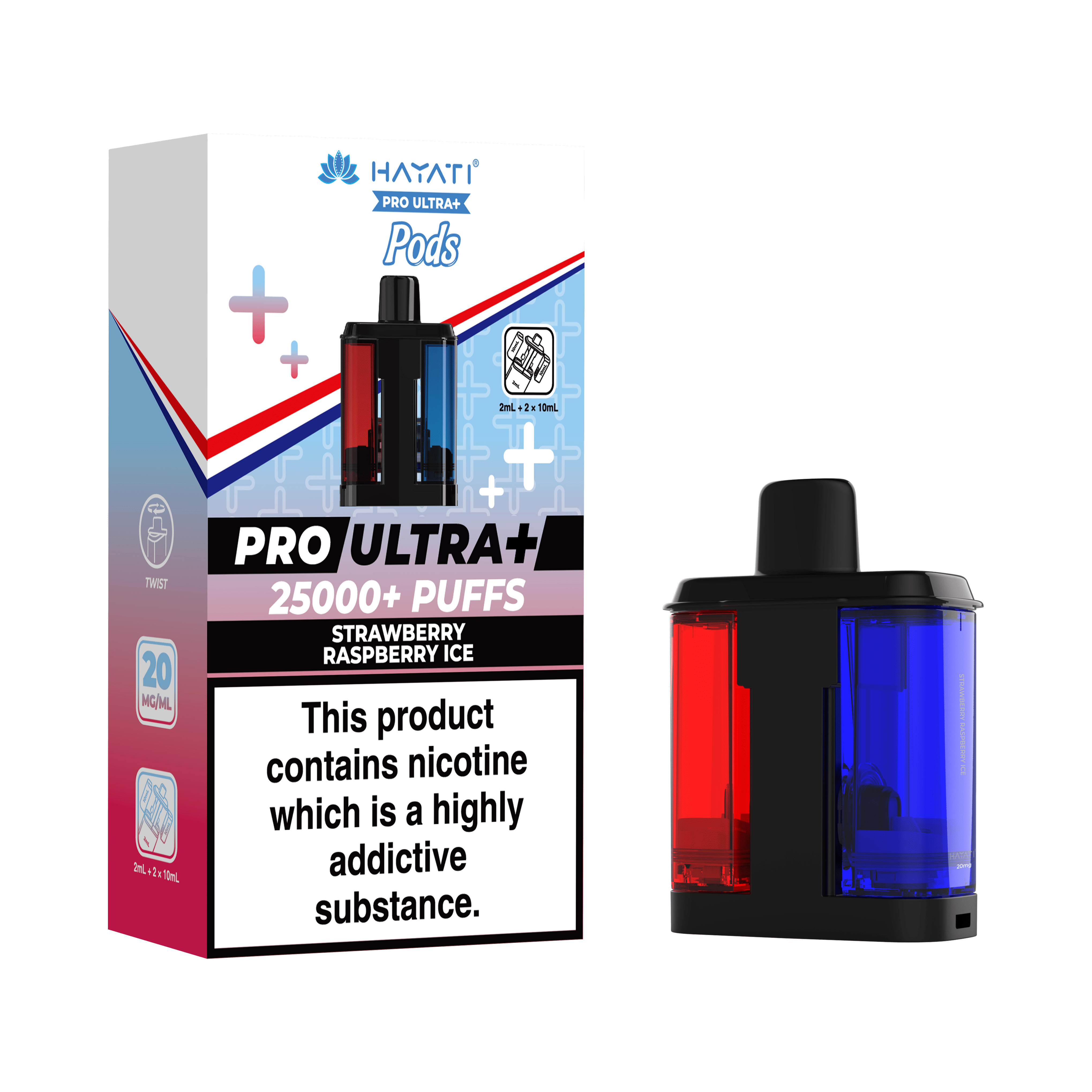 Hayati Pro Ultra Plus 25k Replacement Pods Pack of 5 - Power Vape Shop