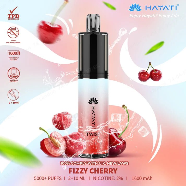 Hayati Twist 5000 Puffs Vape - Hayati Twist Legal Big Puffs Vape - Power Vape Shop