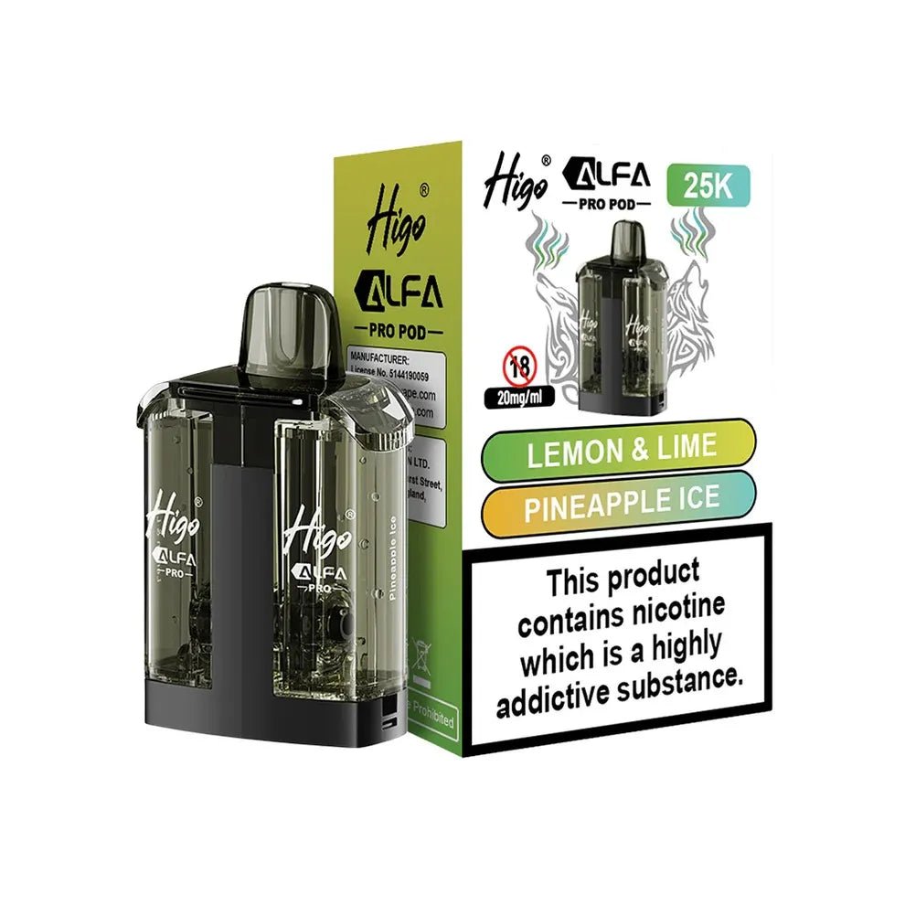 Higo Alfa Pro 25K Prefilled Pod - Power Vape Shop