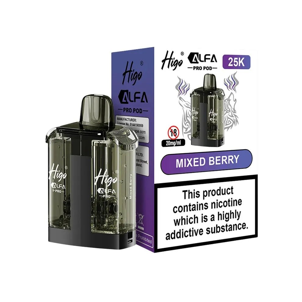 Higo Alfa Pro 25K Prefilled Pod - Power Vape Shop