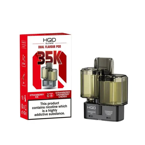 HQD Glow Air 35K Prefilled Pods - Power Vape Shop