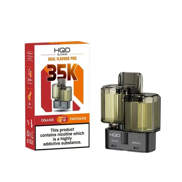 HQD Glow Air 35K Prefilled Pods - Power Vape Shop