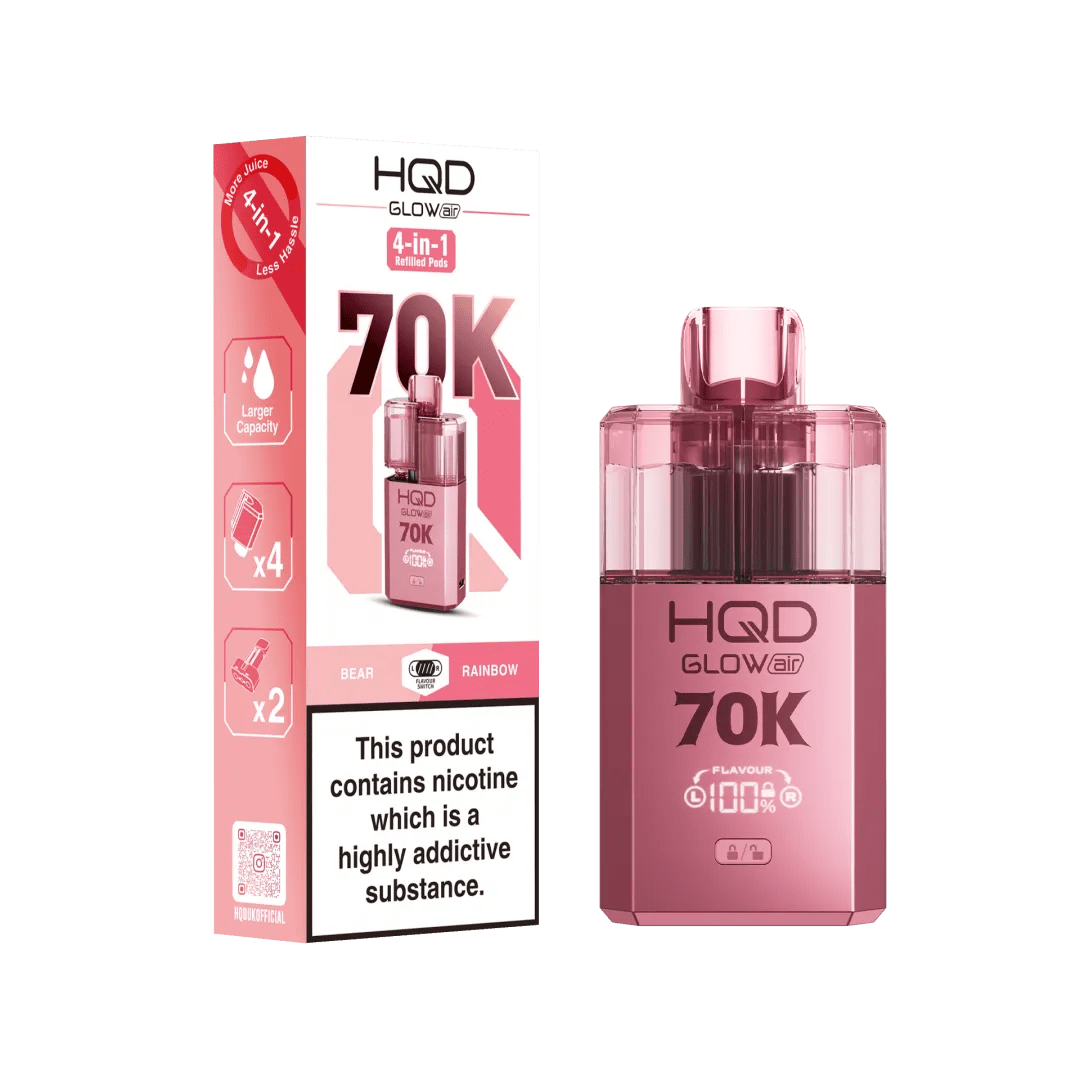 HQD Glow Air 70K Prefilled Pod Kit HQD Glow Air 70K Prefilled Pod Kit