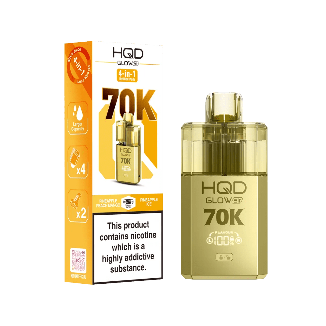 HQD Glow Air 70K Prefilled Pod Kit HQD Glow Air 70K Prefilled Pod Kit