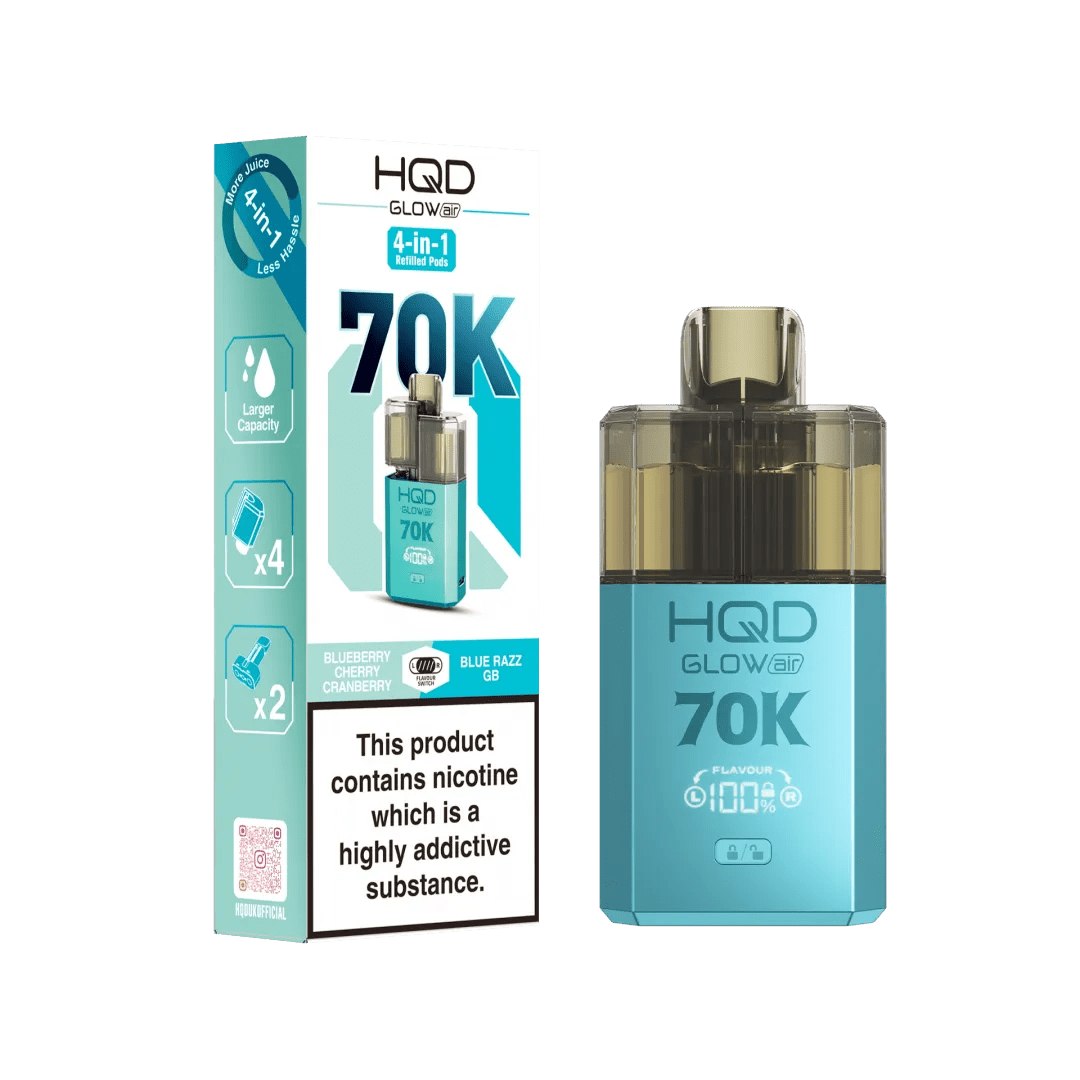 HQD Glow Air 70K Prefilled Pod Vape Kit - Power Vape Shop