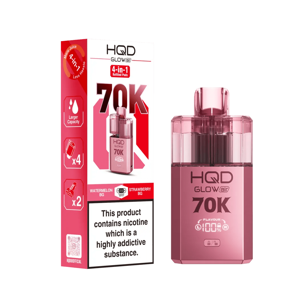 HQD Glow Air 70K Prefilled Pod Kit HQD Glow Air 70K Prefilled Pod Kit