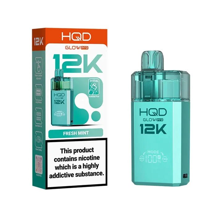 HQD Glow Pro 12K Prefilled Pod Kit - Power Vape Shop
