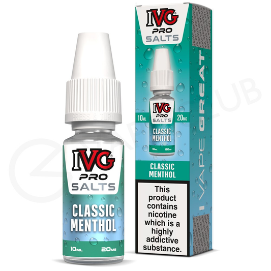 Classic Menthol E-Liquid by IVG Pro Salts