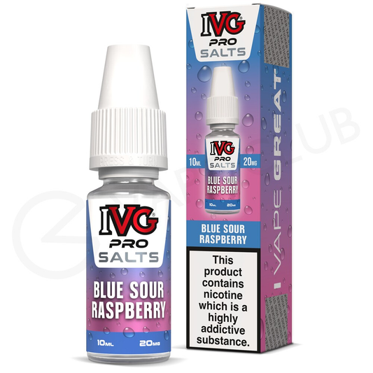 Blue Sour Raspberry E-Liquid by IVG Pro Salts