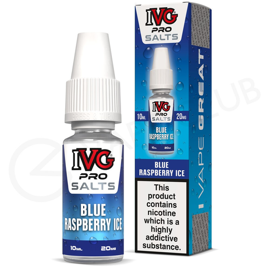 Blue Raspberry Ice E-Liquid by IVG Pro Salts
