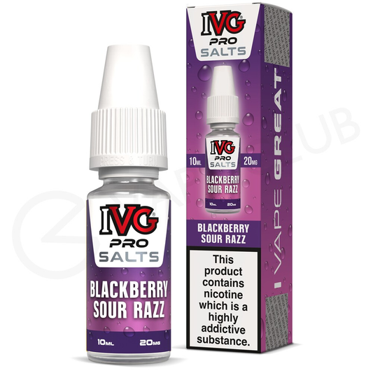 Blackberry Sour Razz E-Liquid by IVG Pro Salts